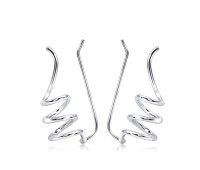 Unique Silver Earrings EL-3600